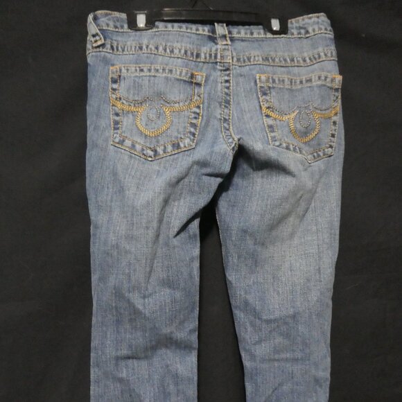 BLUENOTES | size 27 | Blue Denim - Jeans | Embroidered Back Pockets - Picture 13 of 16